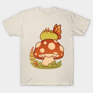 Fairy frog on a mushroom T-Shirt